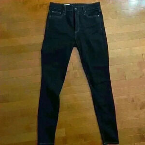High Rise Gap skinny dark wash jeans